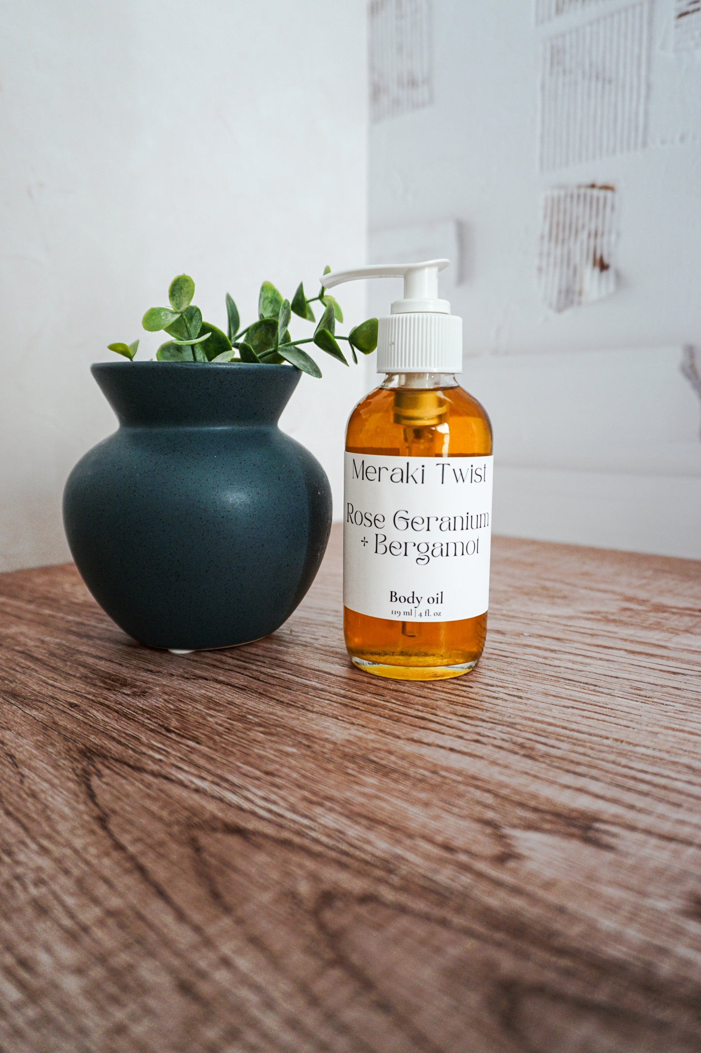 Rose Geranium + Bergamot Body oil
