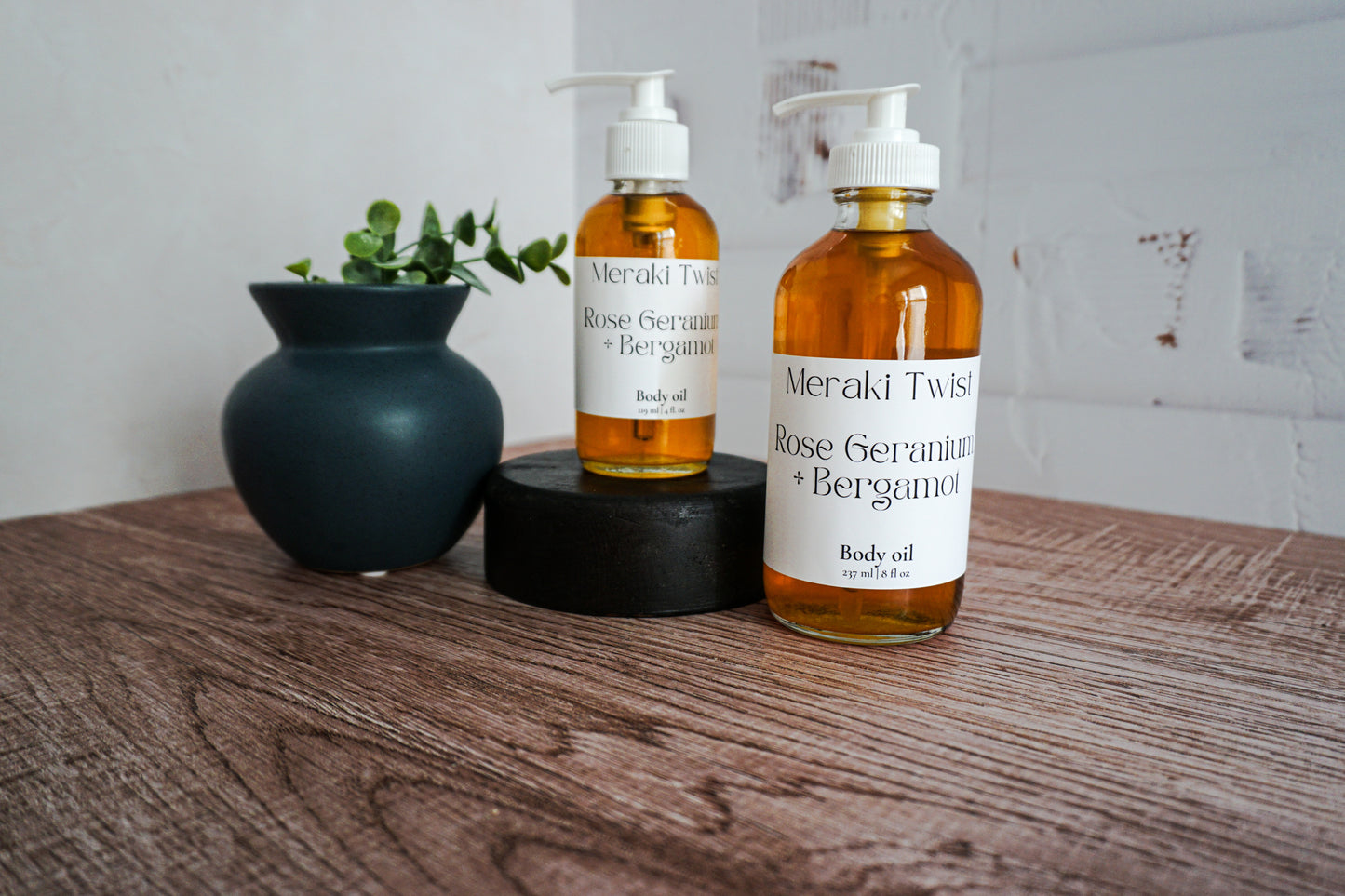 Rose Geranium + Bergamot Body oil