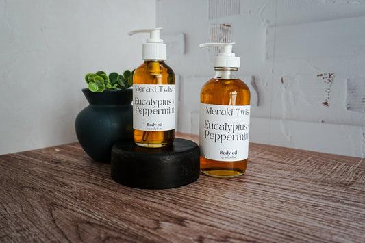Eucalyptus + Peppermint Body oil