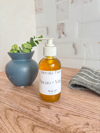 Cacao + Vanilla Body Oil