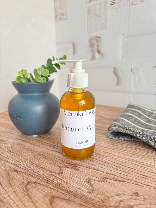 Cacao + Vanilla Body Oil