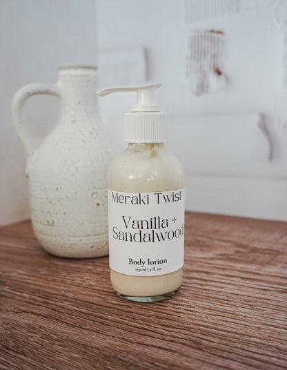 Vanilla + Sandalwood Tallow Lotion