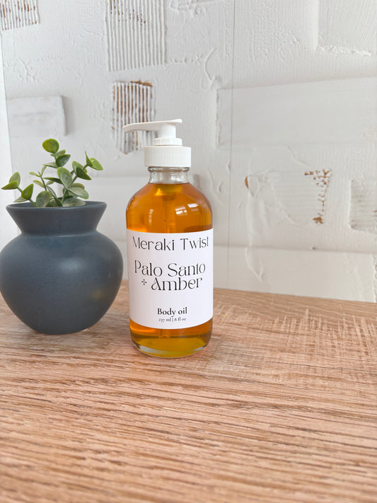 Palo Santo + Amber Body Oil